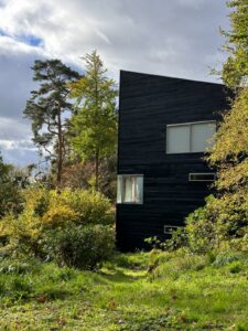 Modern home with large energy-efficient European-style windows