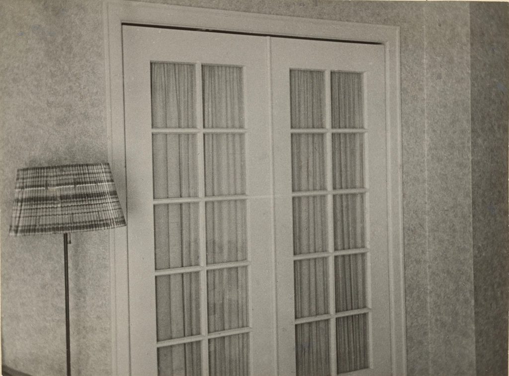 White French patio doors in a home