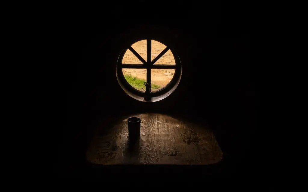 Sunlight through a low-E coated window