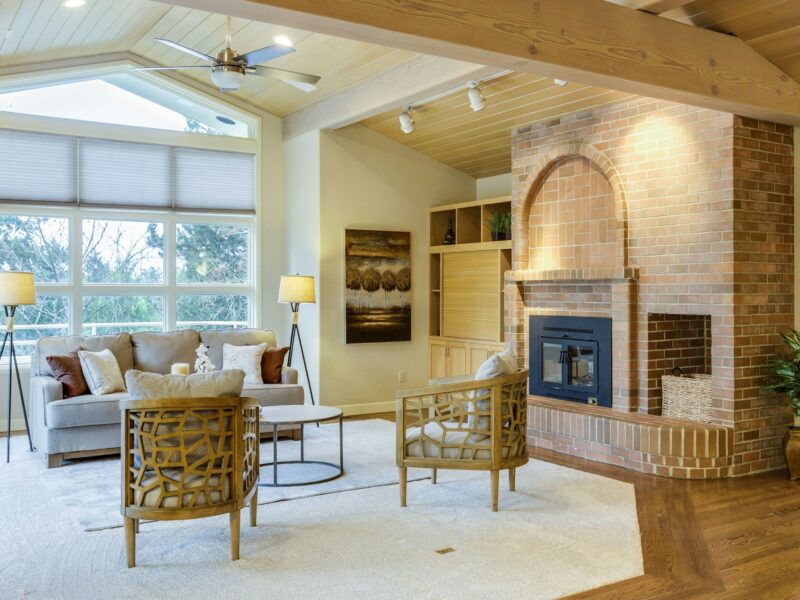 European windows and doors in a home interior