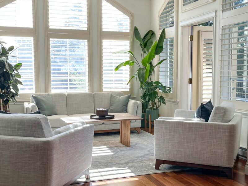European windows and doors in a home interior